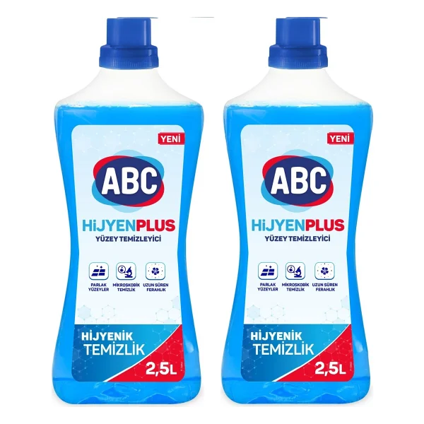 ABC Hijyen Plus 2.5 lt 2'li Yüzey Temizleyici - Görsel 4