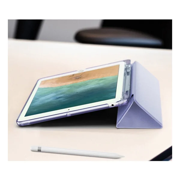 Nezih Case Samsung Galaxy Tab S6 Lite P610/P620 Uyumlu kalem bolmeli kapakli silikon kilif - Siyah - Görsel 4