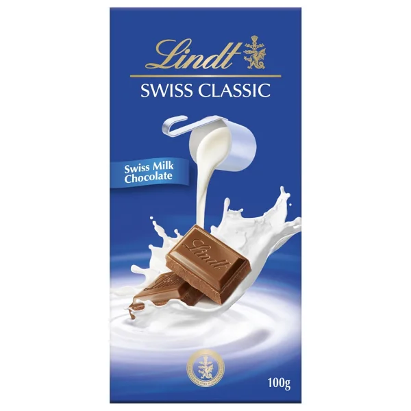 Lindt Swiss Classic 100 gr Sütlü Tablet Çikolata - Görsel 2