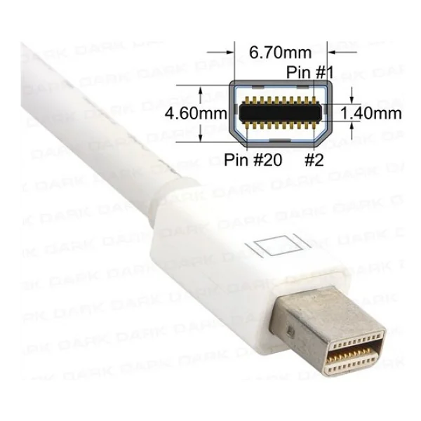 Dark DK-HD-AMDPXVGA Mini DisplayPort to VGA Dönüştürücü - Görsel 3