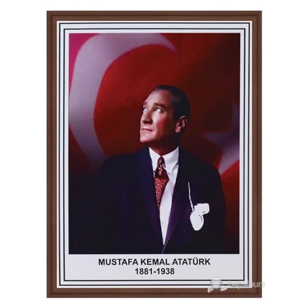 Panda 425 35X50 Atatürk Portresi (Mdf Çerçeve) - Görsel 4