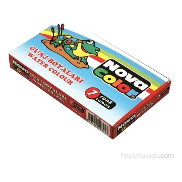 Nova Color 7 Renk Tüp Guaj Boya - Görsel 3