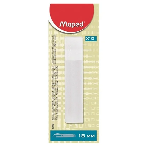 Maped Yedek Bıçak 18Mm 10'lu Blister - Görsel 3