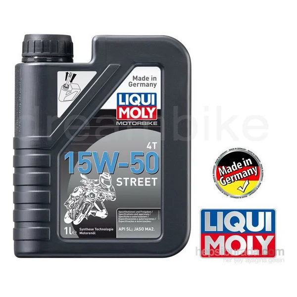 Liqui Moly Street 15W-50 4T 1 lt Motosiklet Yağı - Görsel 3
