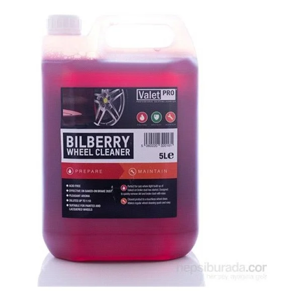 Valet PRO Bilberry Wheel Cleaner Konsantre Ph Nötr 5 lt Jant Temizleyici - Görsel 2