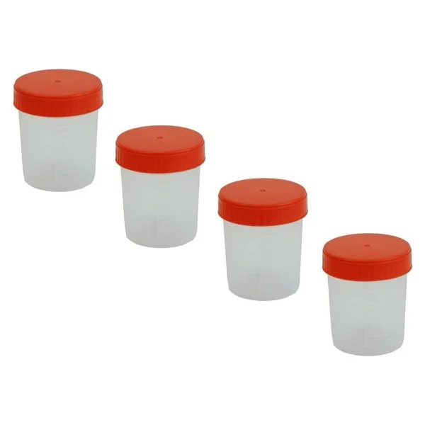 Ayset Idrar Bardağı (Numune Kabı) Steril 100 ml 4 Adet - Görsel 2