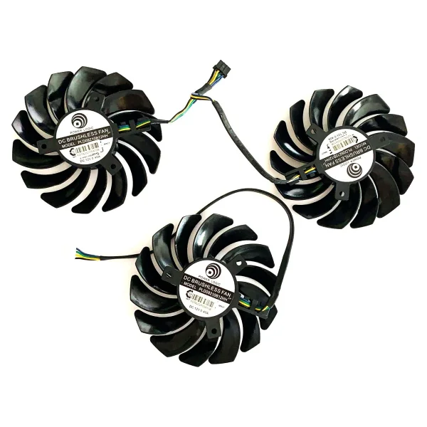 Power Logic Msı Geforce Rtx 3080 Gamıng vetus 10G 10GB GDDR6X 320BIT 85mm 85mm 85mm Nvıdıa Ekran Kartı Fanı - Siyah - Görsel 2