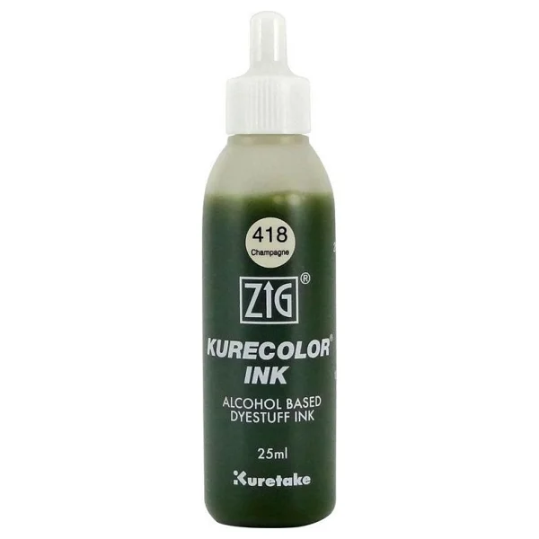 Zig Kurecolor Ink Alkol Bazlı Mürekkep 418 CHAMPAGNE - Görsel 2