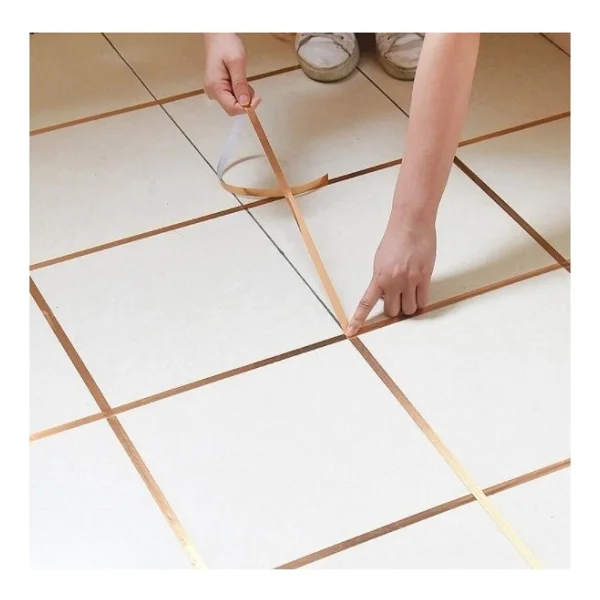 1 cm 50 Metre Gold Fayans Arası Şerit Bant - Görsel 7