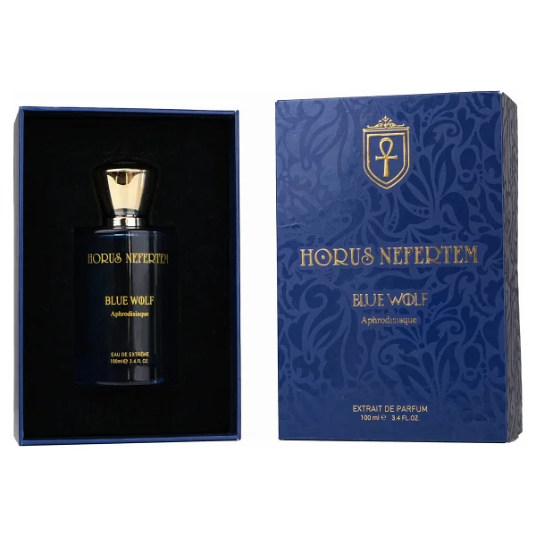 Horus Nefertem Blue Wolf EDP 100 ml Erkek Parfüm - Görsel 8