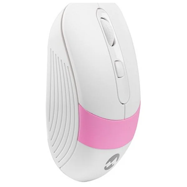 Everest SM-18 Beyaz-Pembe Optik Kablosuz Mouse - Görsel 4