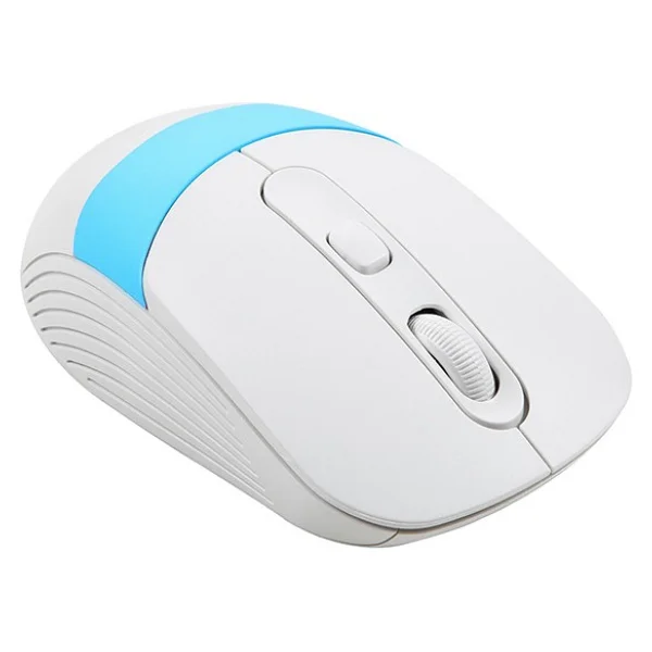 Everest SM-18 Beyaz-Mavi Optik Kablosuz Mouse - Görsel 2