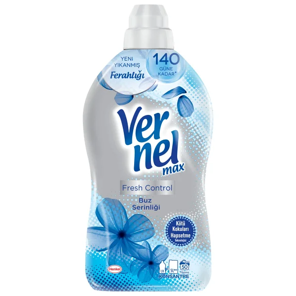 Vernel Max Fresh Control Buz Serinliği Yumuşatıcı 55 Yıkama 1.32 lt - Görsel 4