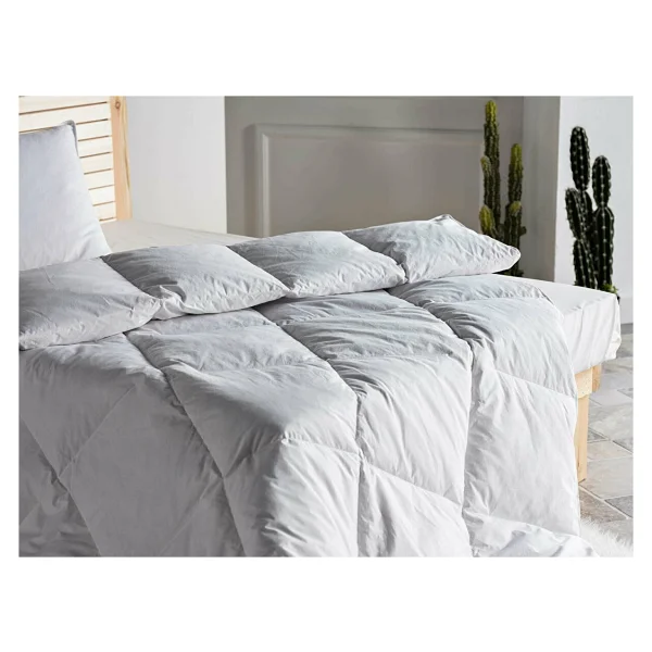 Doqu Home Kaz Tüyü Tek King Size Yorgan - 180 x 215 cm - Beyaz - Görsel 2