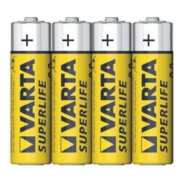 Varta Superlife 4'lü Çinko AA Kalem Pil - Görsel 2
