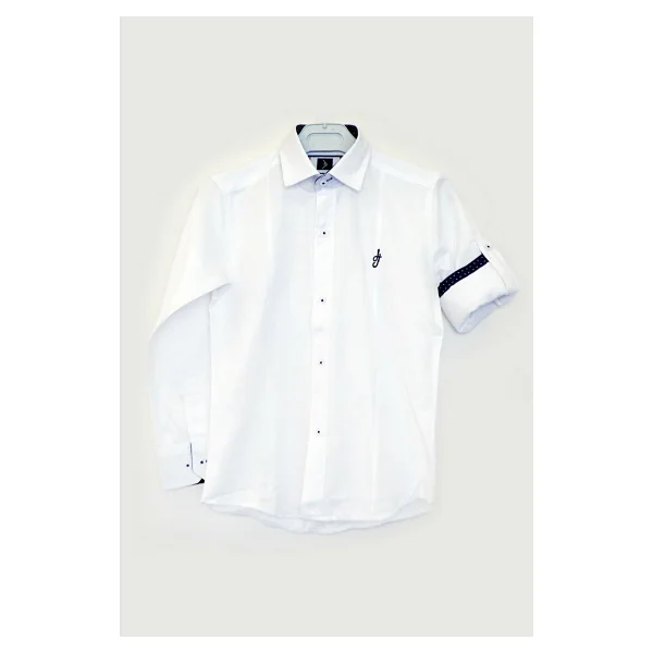 Doctor Junior Oxfort Erkek Çocuk Spor Gömlek - Buz Mavisi - 2 - 3 Yaş - Görsel 8