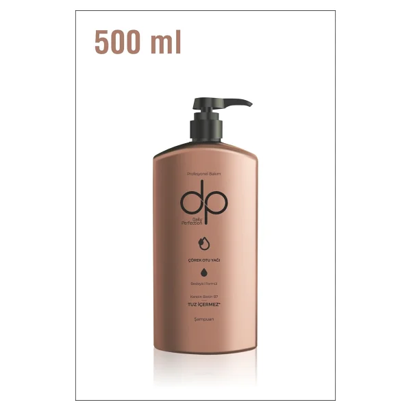 DP Daily Perfection Çörek Otu Yağı Tuzsuz Şampuan 500 ml - Görsel 6