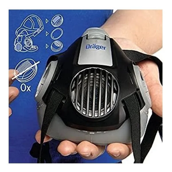 Drager Drager x Plore Yarım Yüz Toz Maskesi 3300+ABEK Filtre+Ffp2 Filtre+Ped Kapağı - 1 - Görsel 9