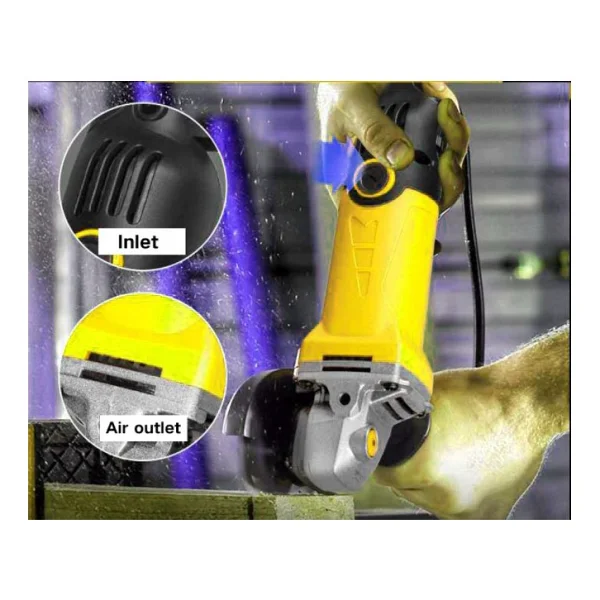 STAXX POWER Devir Ayarlı Avuç Içi Spiral Taşlama Makinası 1500w 115-125 Mm 2 Adet Disk Hediye - Görsel 2