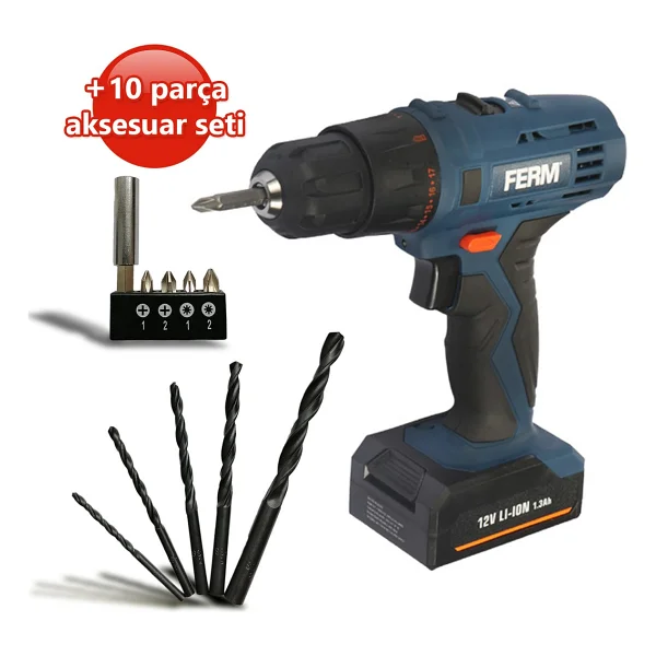 Ferm CDM1129 12 V Akülü Vidalama Makinesi - Görsel 6