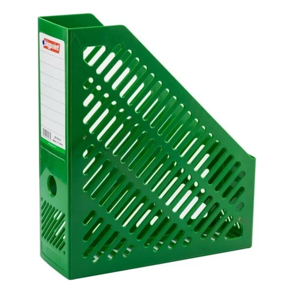 Bigpoint Plastik Kutu Klasör Magazinlik 25 x 8.2 x 39.5 cm Koyu Yeşil Renkli Dayanıklı - Görsel 3