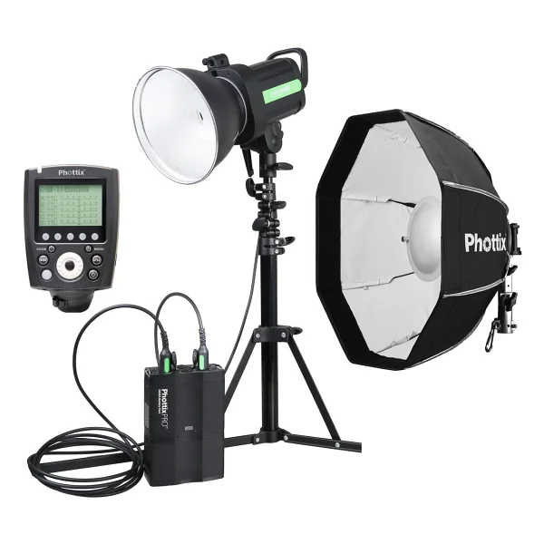 Phottix INDRA500 Ttl Akülü Paraflaş Kit Canon - Görsel 3
