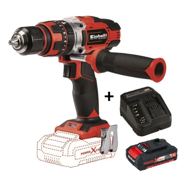 Einhell TE-CD 18/48 Li-i Tek Akülü 2 Ah Darbeli Matkap - Görsel 6