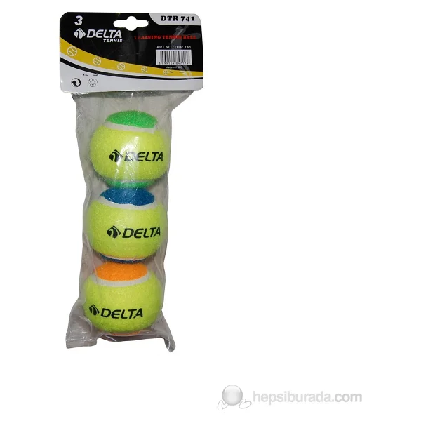 Delta Başlangıç Seviye Antrenman Için 3 Adet Tenis Topu - Görsel 2