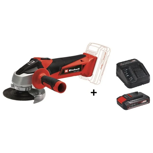 Einhell TC-AG 18/115 Li Tek Akülü 2.5 Ah Taşlama Makinesi - Görsel 6