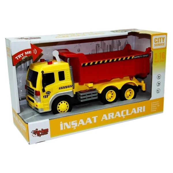 Vardem 1:16 Sürtmeli Sesli Işıklı Kamyon - Görsel 3