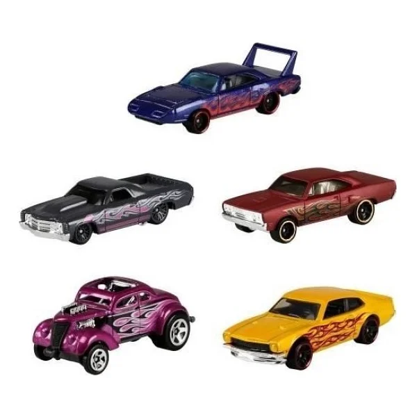 Hot Wheels HW Flames 5'li Araba Seti GHP60 - Görsel 3