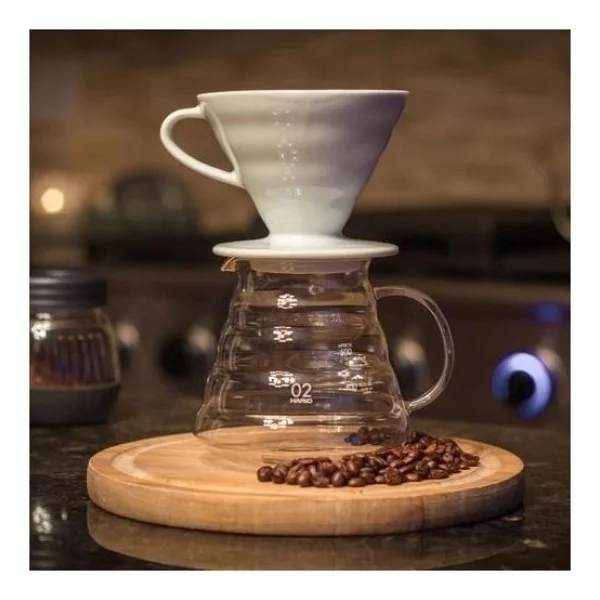 BLACK GOAT Kahve Demleme Tanışma Seti - Beyaz Dripper + Kahve Sürahisi - Görsel 4