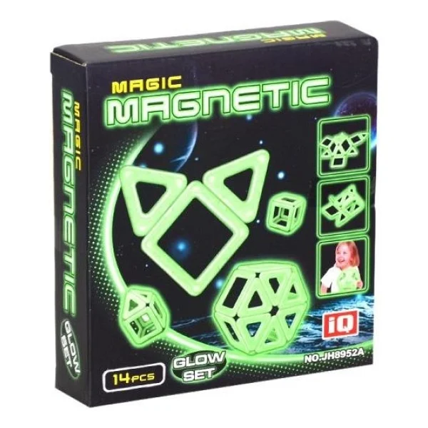 Magic Magnetic Sihirli Parlayan Manyetik Set 14 Parça JH8952A - Görsel 2