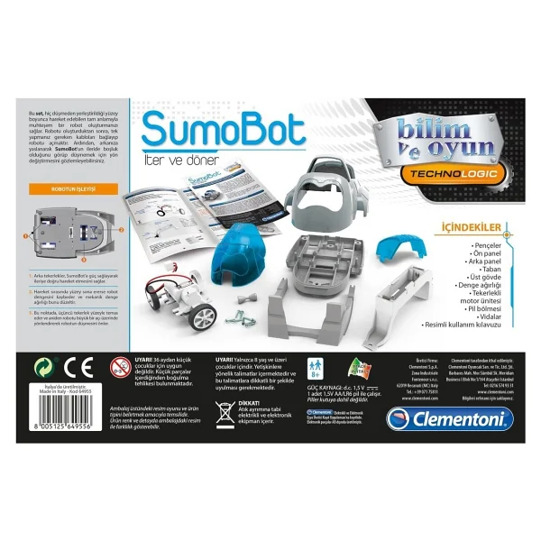 Clementoni Robotik Laboratuvarı Sumobot 64955 - Görsel 4
