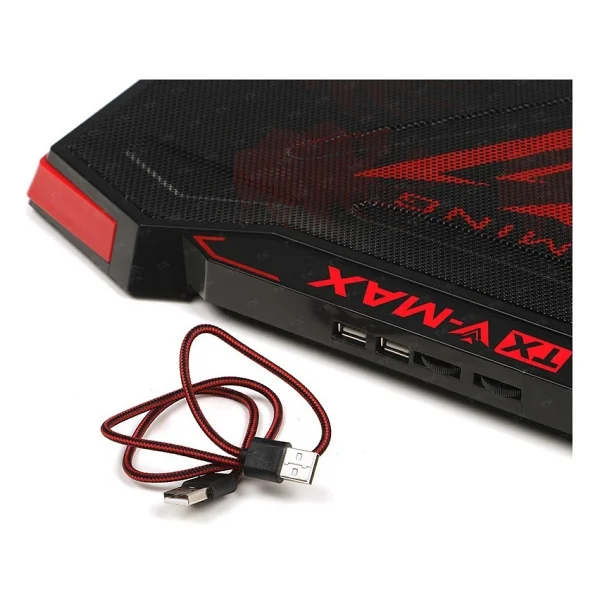 TX V-MAX TXACNBVMAX 5 Led Fanlı USB 2.0 11"-17" Laptop Soğutucu - Görsel 2