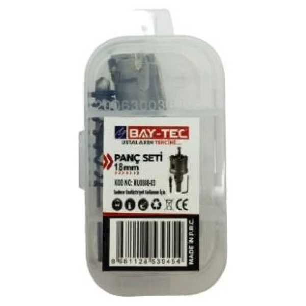 Baytec Bay-tec Mu0888-06 Metal Delme Panç Seti Takımı 22mm - Görsel 3
