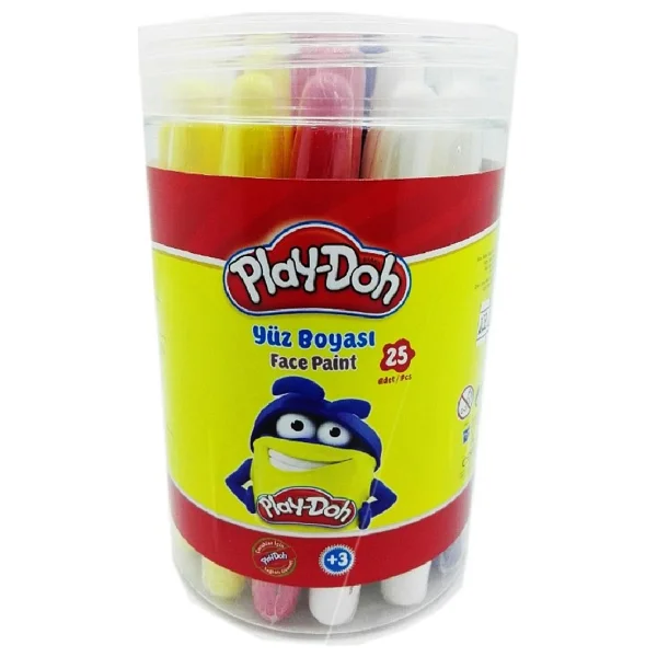 Play-Doh 6 Renk 25'li Yüz Boyası - Görsel 2