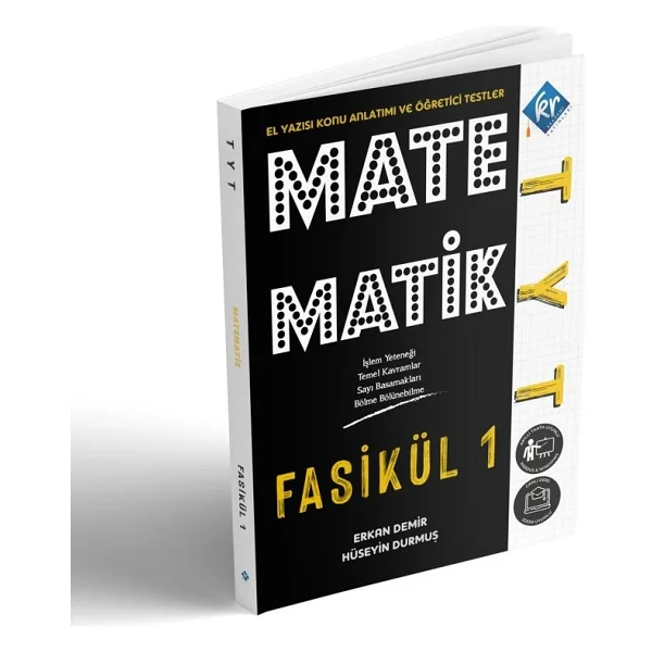 KR Akademi Yayınları TYT Matematik El Yazısı Konu Anlatım 1. Fasikül - Görsel 2