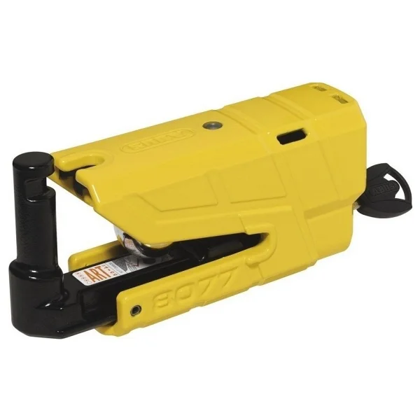 Abus 8077 Granit Detecto X-Plus Alarmlı Sarı Disk Kilidi - Görsel 3