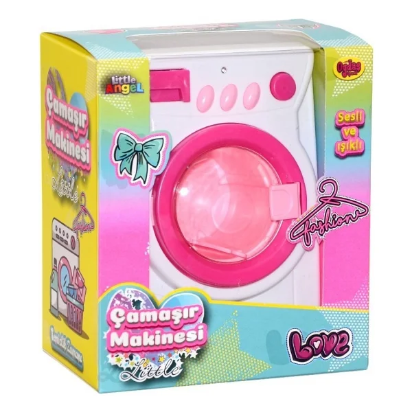Oydaş Oyuncak Sesli ve Işıklı Küçük Boy Çamaşır Makinesi 02603 - Görsel 4