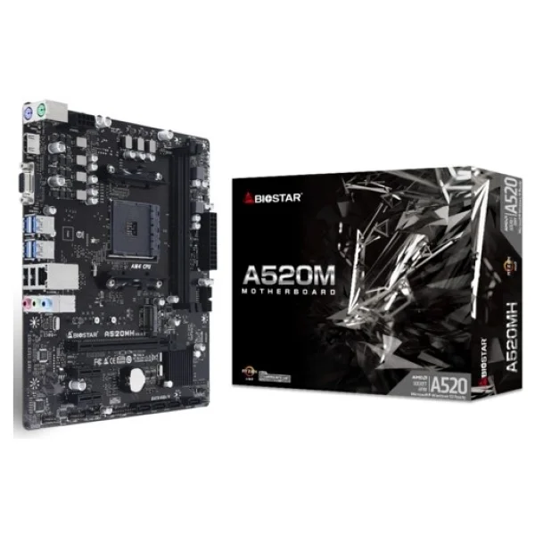 Biostar A520MH AMD AM4 DDR4 ATX Anakart - Görsel 5