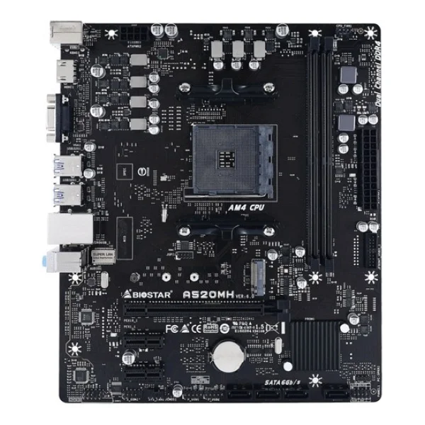 Biostar A520MH AMD AM4 DDR4 ATX Anakart - Görsel 3
