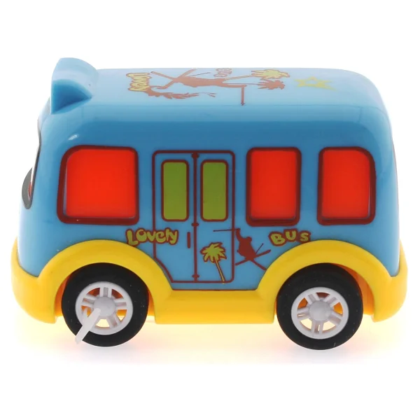Çek Bırak Mini Sevimli Otobüs - Görsel 2