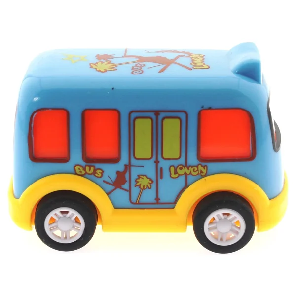 Çek Bırak Mini Sevimli Otobüs - Görsel 4
