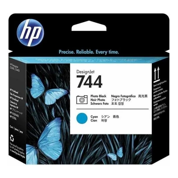 HP 744-F9J86A Foto Siyah-Mavi Kartuş - Görsel 2