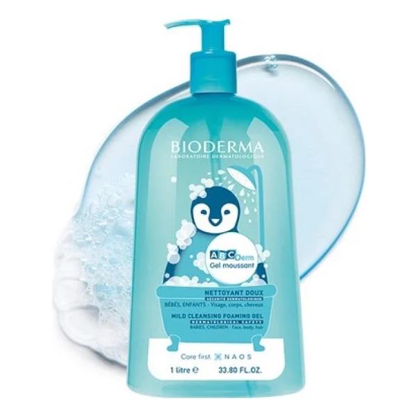 Bioderma ABCDerm Foaming Cleanser Saç ve Vücut Temizleme Jeli 1000 ml - Görsel 8