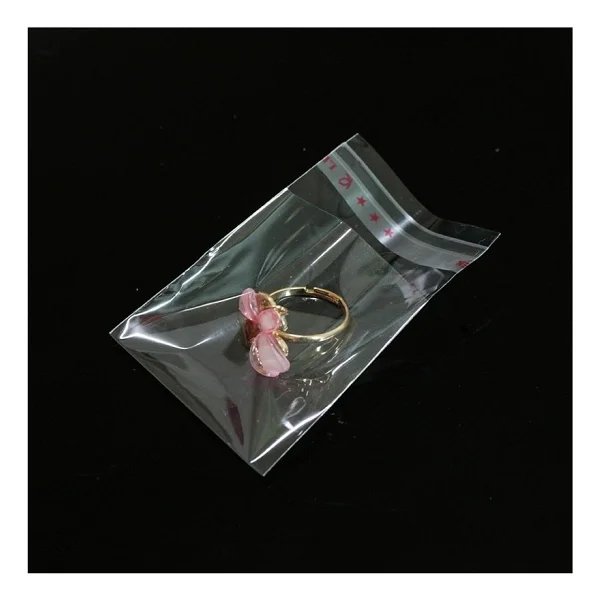 Carpcorn 6x10+5 cm. (6x15) 100 Adet - Şeffaf Bantlı Yapışkanlı OPP Jelatin Poşet - Görsel 3