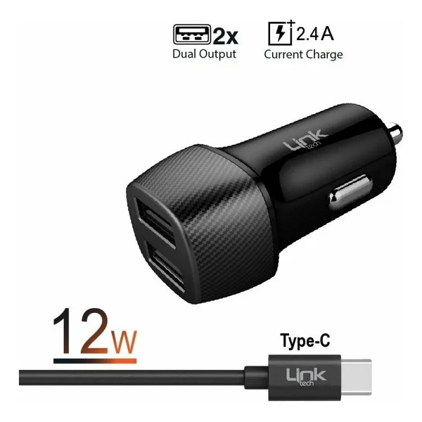 LinkTech C493 12 W Type-C Kablolu Araç Şarj Aleti - Görsel 4