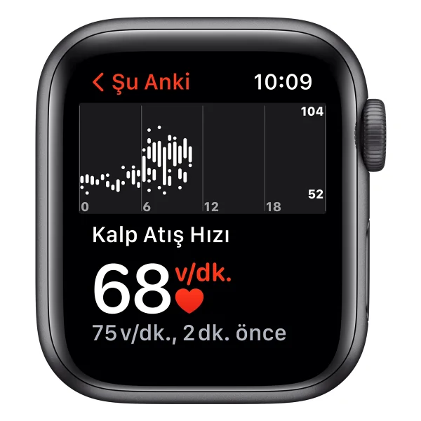 Apple Watch SE GPS 40mm Uzay Grisi Alüminyum Kasa ve Spor Kordon Akıllı Saat - Görsel 4