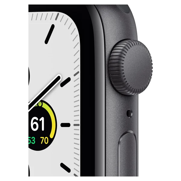 Apple Watch SE GPS 40mm Uzay Grisi Alüminyum Kasa ve Spor Kordon Akıllı Saat - Görsel 2